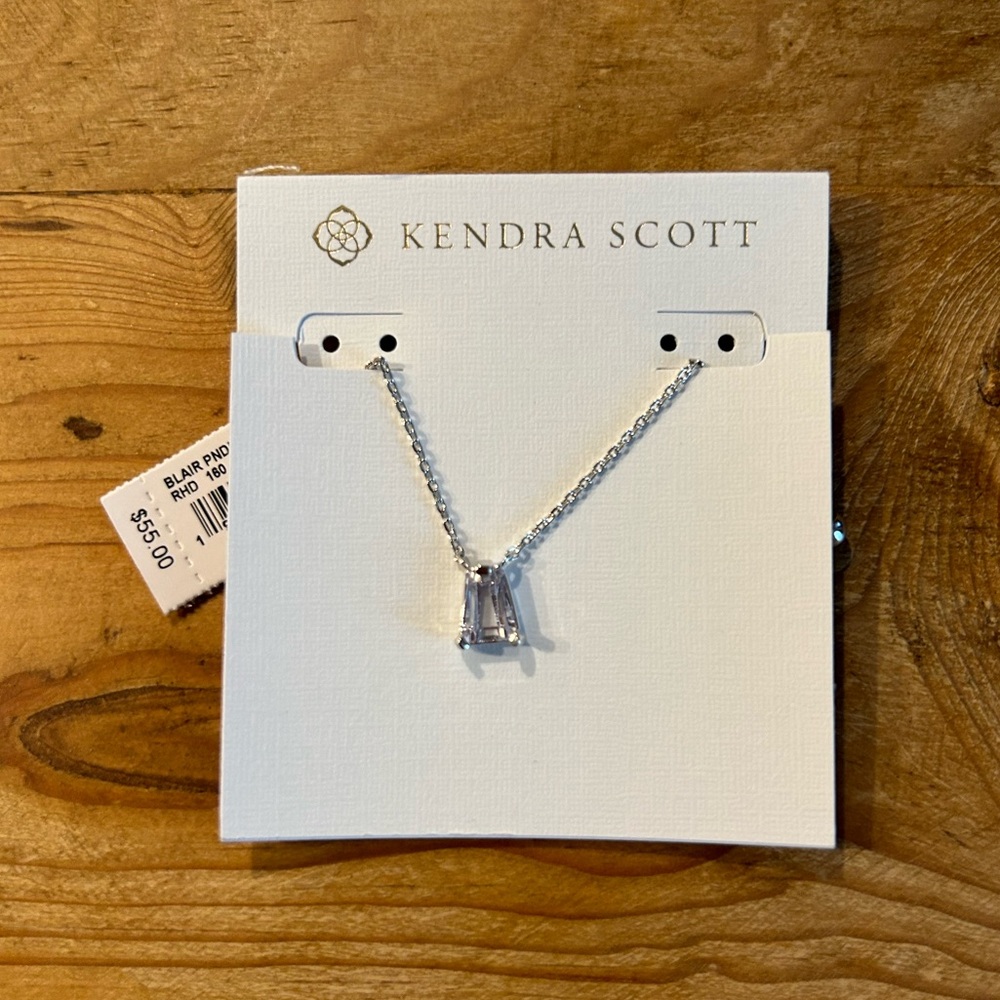 Kendra Scott silver necklace NWT